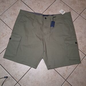 New Lucky Brand Saturday Stretch Cargo Short Men's 42 Olive Green Army Military